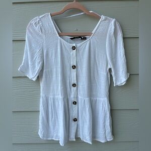 Vero Moda white prom top